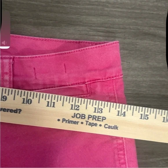 J.Crew Slim Wide Leg Crop Pant Hot Pink Size 27 - Picture 7 of 7